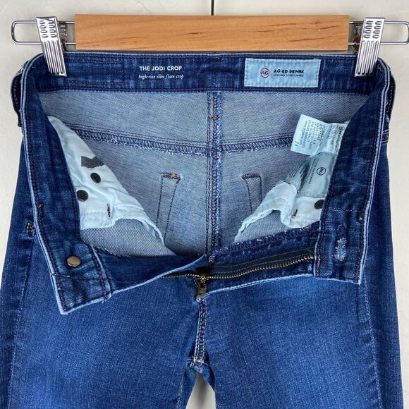 AG ‘The Jodi Crop’ High-Rise Slim Flare Jeans - Picture 8 of 8